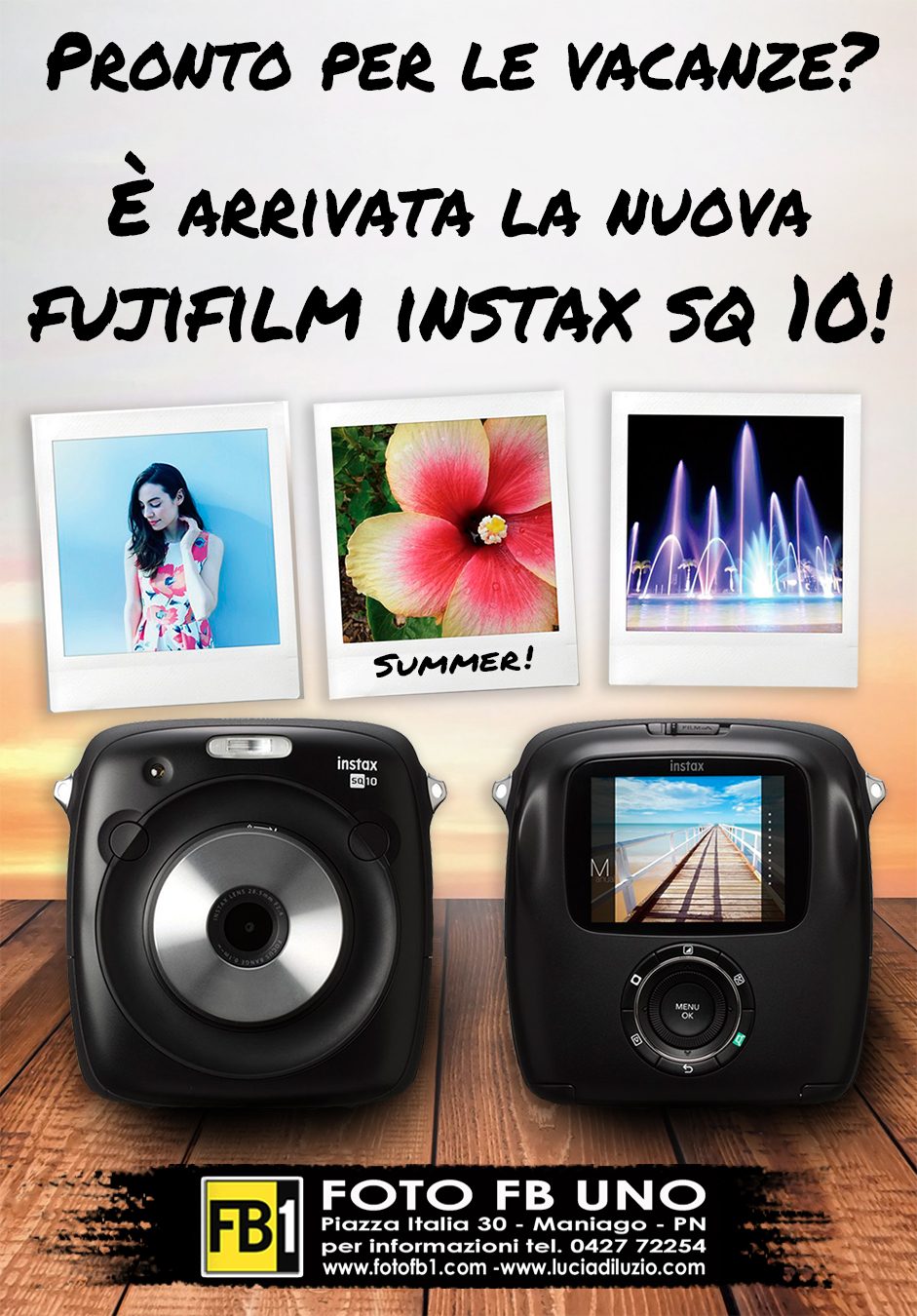 È arrivata la nuova Fujifilm Instax SQ 10